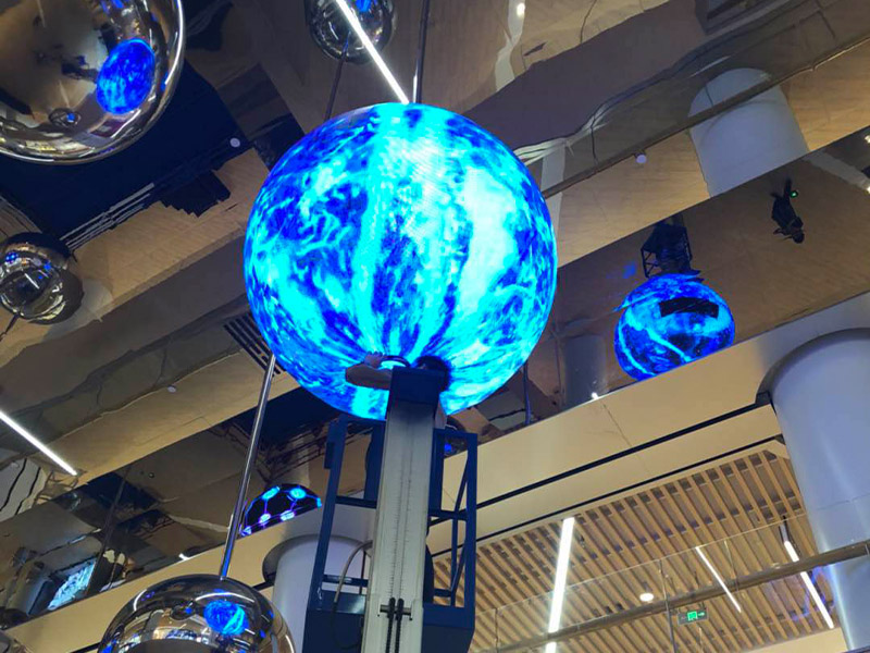 360_yyth로 돋보이는 Creative Sphere LED 스크린 (1)